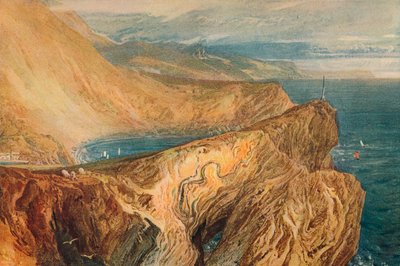 Lulworth Cove, 1909 door Joseph Mallord William Turner