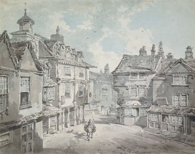 Marktstraat, Lichfield door Joseph Mallord William Turner