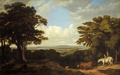 Newnham-on-Severn, Gloucestershire, vanaf Dean Hill door Joseph Mallord William Turner