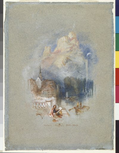 Geboorteplaats van Nicolas Poussin door Joseph Mallord William Turner
