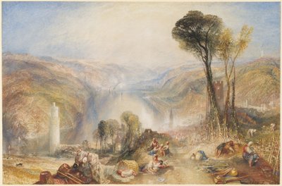 Oberwesel door Joseph Mallord William Turner