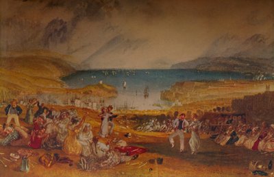 Plymouth, Devonshire, c1830 door Joseph Mallord William Turner