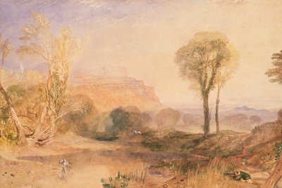 Powis Castle, Montgomeryshire, c.1835 door Joseph Mallord William Turner