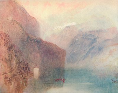 Tells Kapel, Fluelen, 1909 door Joseph Mallord William Turner