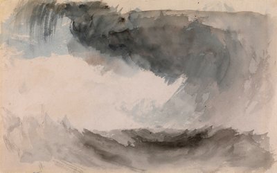 Storm op zee door Joseph Mallord William Turner