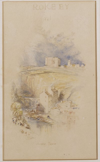 De Bowes Toren, ca. 1833 door Joseph Mallord William Turner