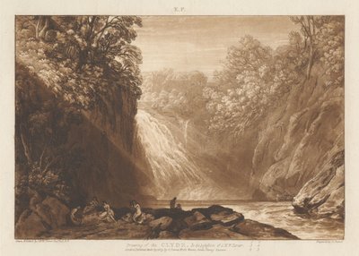 De tekening van de Clyde door Joseph Mallord William Turner
