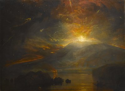 De uitbarsting van de Soufriere-bergen op het eiland St. Vincent, 30 april 1812, 1815 door Joseph Mallord William Turner