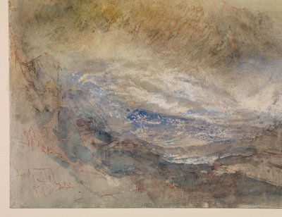 De watervallen van de Rijn bij Schaffhausen door Joseph Mallord William Turner