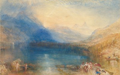 Het Meer van Zug door Joseph Mallord William Turner