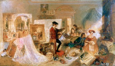 Watteau Studie door Fresnoys Regels, 1831 door Joseph Mallord William Turner