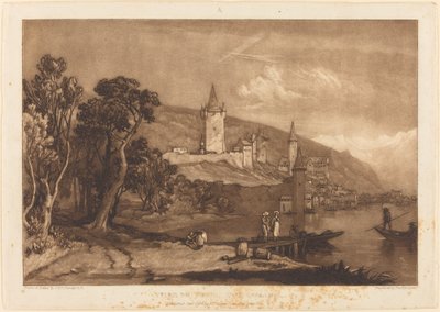 Stad van Thun door Joseph Mallord William Turner and Thomas Hodgetts