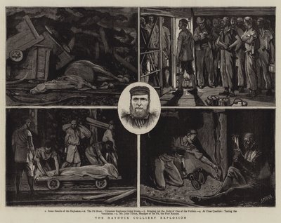 De Haydock Colliery Explosie door Joseph Nash