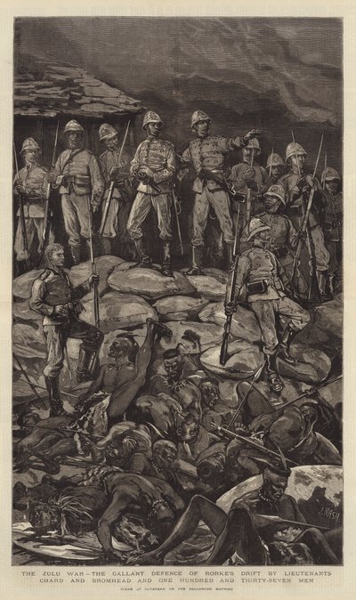 De Zoeloe Oorlog, de Dappere Verdediging van Rorke