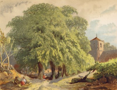 Dorpsscène, Limes door Joseph Needham