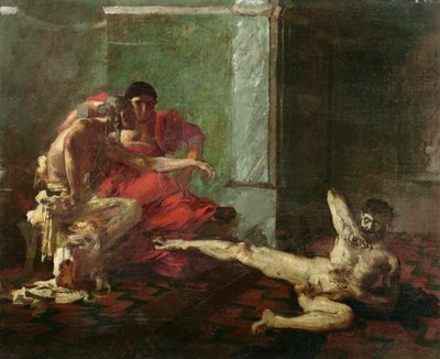 Locusta test gif op een slaaf door Joseph Noel Sylvestre