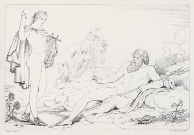 Shelleys Prometheus Unbound, Act III, Scene 2 door Joseph Noel after Paton