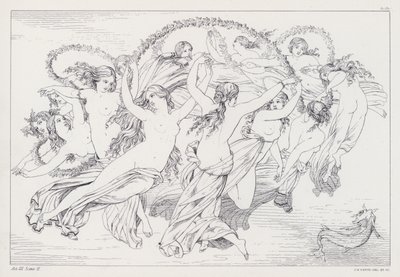 Shelleys Prometheus Unbound, Act III, Scene 2 door Joseph Noel after Paton