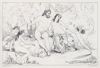 Prometheus Ontketend, Act III, Scene 4 door Joseph Noel after Paton