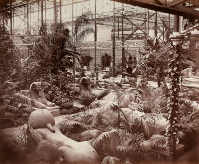 Het Crystal Palace in Londen: de tropische sectie, c.1870 door Joseph Paxton