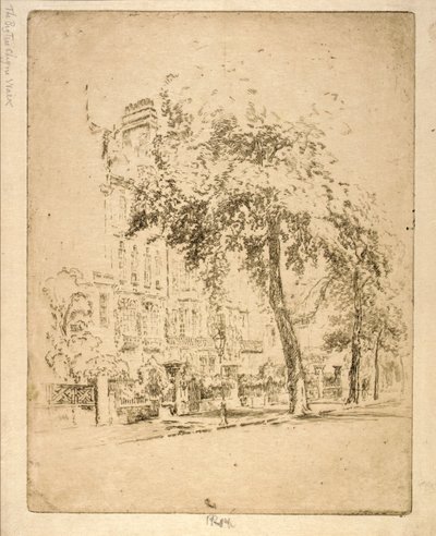 Grote boom - Cheyne wandeling door Joseph Pennell