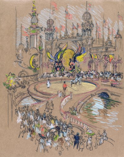Coney Island door Joseph Pennell
