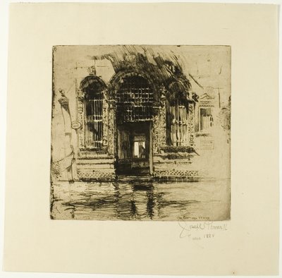 Deur, Venetië door Joseph Pennell