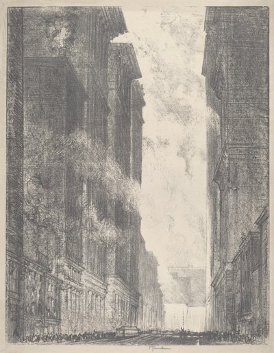 Fourth Avenue door Joseph Pennell
