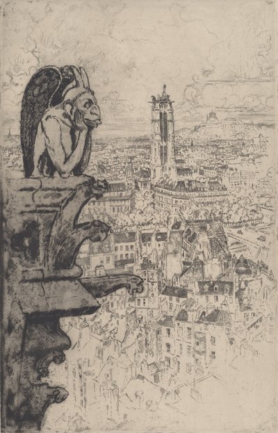 Le Stryge door Joseph Pennell