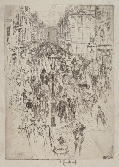 New Oxford Street, Londen door Joseph Pennell