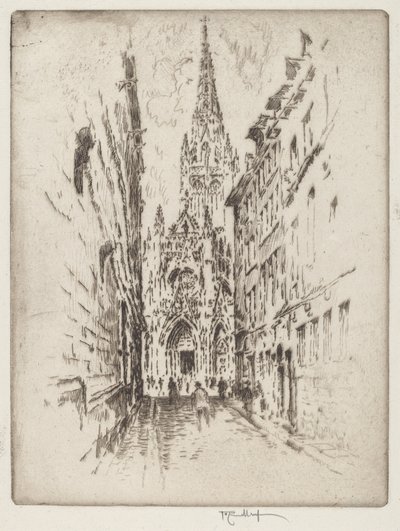 San Maclou, Rouen door Joseph Pennell