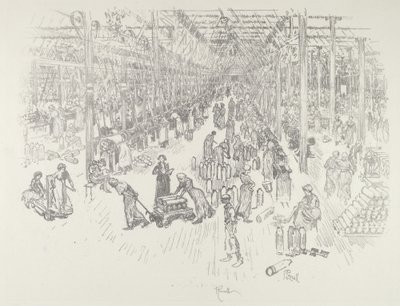 De Baai van de Duizend Meisjes, 1916 door Joseph Pennell