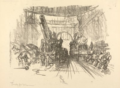 De Engelse Oorlogsserie: W. 453. Klaar voor de oorlog door Joseph Pennell