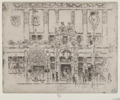Het Instituut, Piccadilly door Joseph Pennell