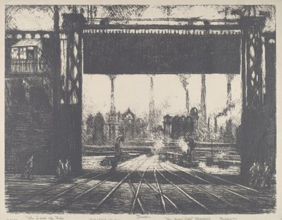De IJzeren Poort, Charleroi door Joseph Pennell