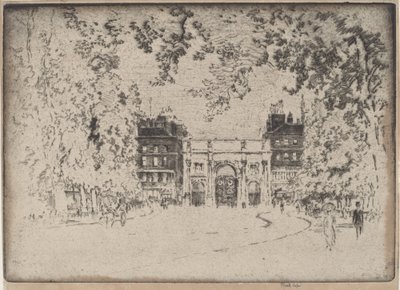 De Marble Arch door Joseph Pennell