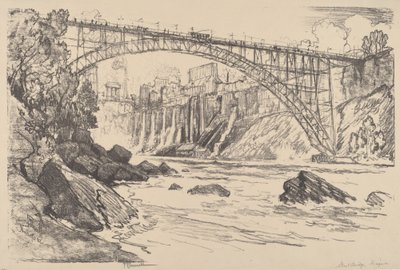 De stalen brug door Joseph Pennell