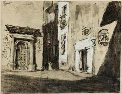 Straten van Toledo door Joseph Pennell
