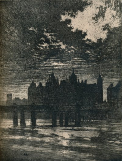 Whitehall Court, 1903-1907 door Joseph Pennell