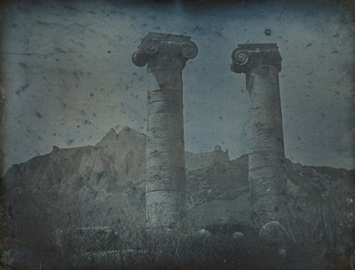 Tempel van Artemis, Sardis, 1843 door Joseph Philibert Girault De Prangey