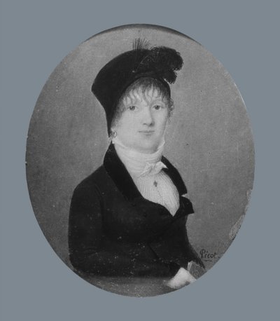 Portret van een dame, ca. 1808 door Joseph Pierre Picot de Limoelan de