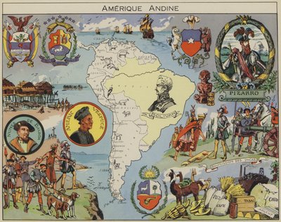 Amerikaans Andesgebied door Joseph Porphyre Pinchon