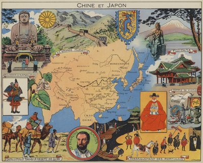 China en Japan door Joseph Porphyre Pinchon