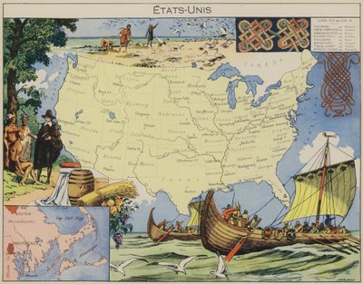 Verenigde Staten door Joseph Porphyre Pinchon