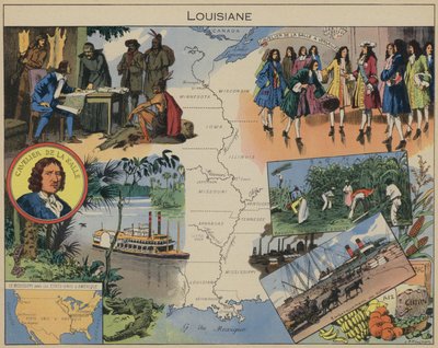 Louisiane door Joseph Porphyre Pinchon