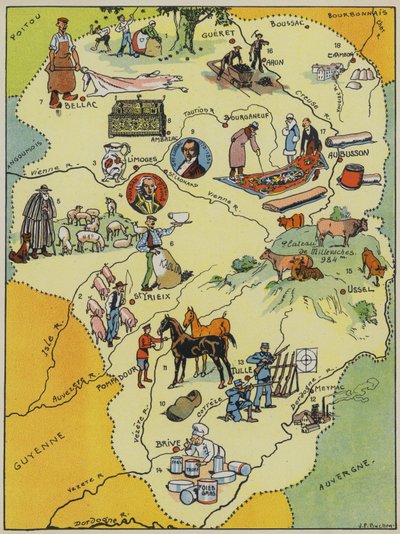 Marche-Limousin door Joseph Porphyre Pinchon