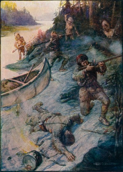 Niemand was veilig, geen leven was veilig, 1908, ca. 1920 door Joseph Ratcliffe Skelton