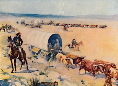 De Voor-Trekkers, 1909 door Joseph Ratcliffe Skelton