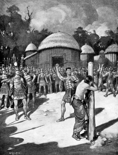 De geseling van Boudica door Joseph Ratcliffe Skelton