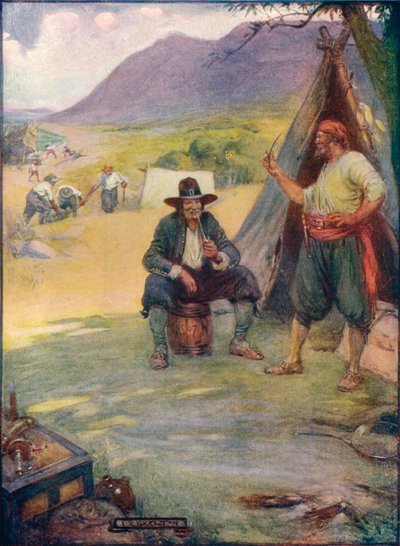 Waar Nu De Grote Stad Kaapstad Staat, Zettten Ze Hun Tenten En Hutten Op, ca. 1908, ca. 1920 door Joseph Ratcliffe Skelton